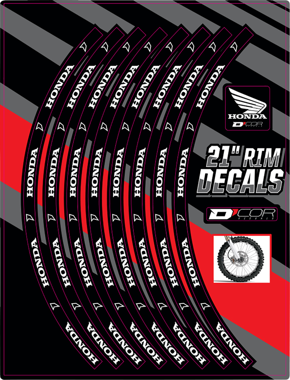 D'COR VISUALS Rim Decal