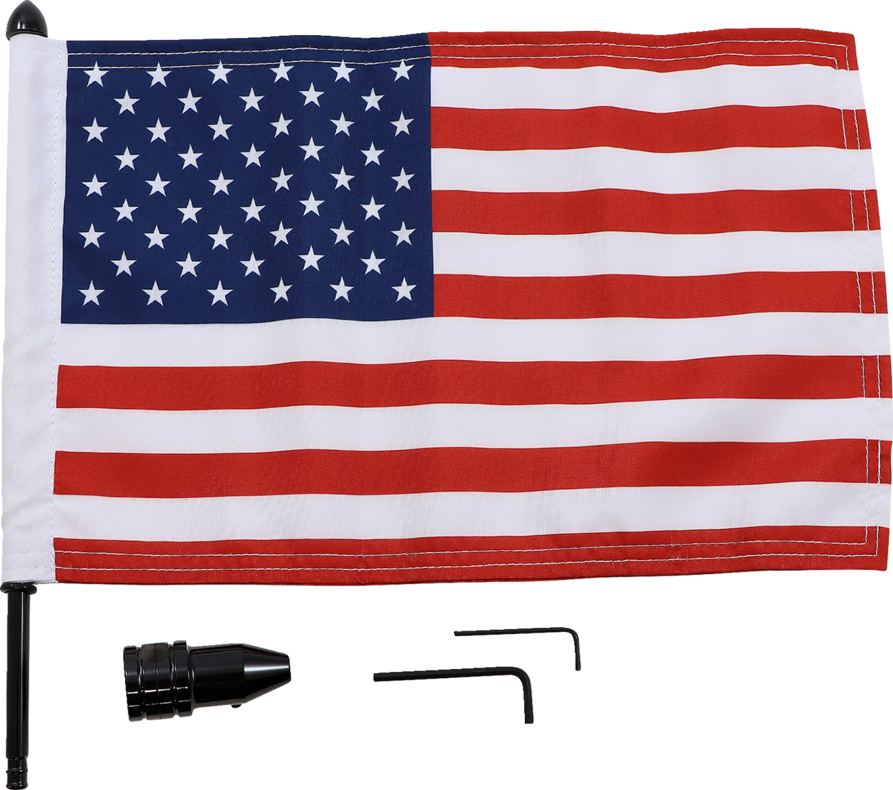 Saddlebag Bar Flag Mount With Flag