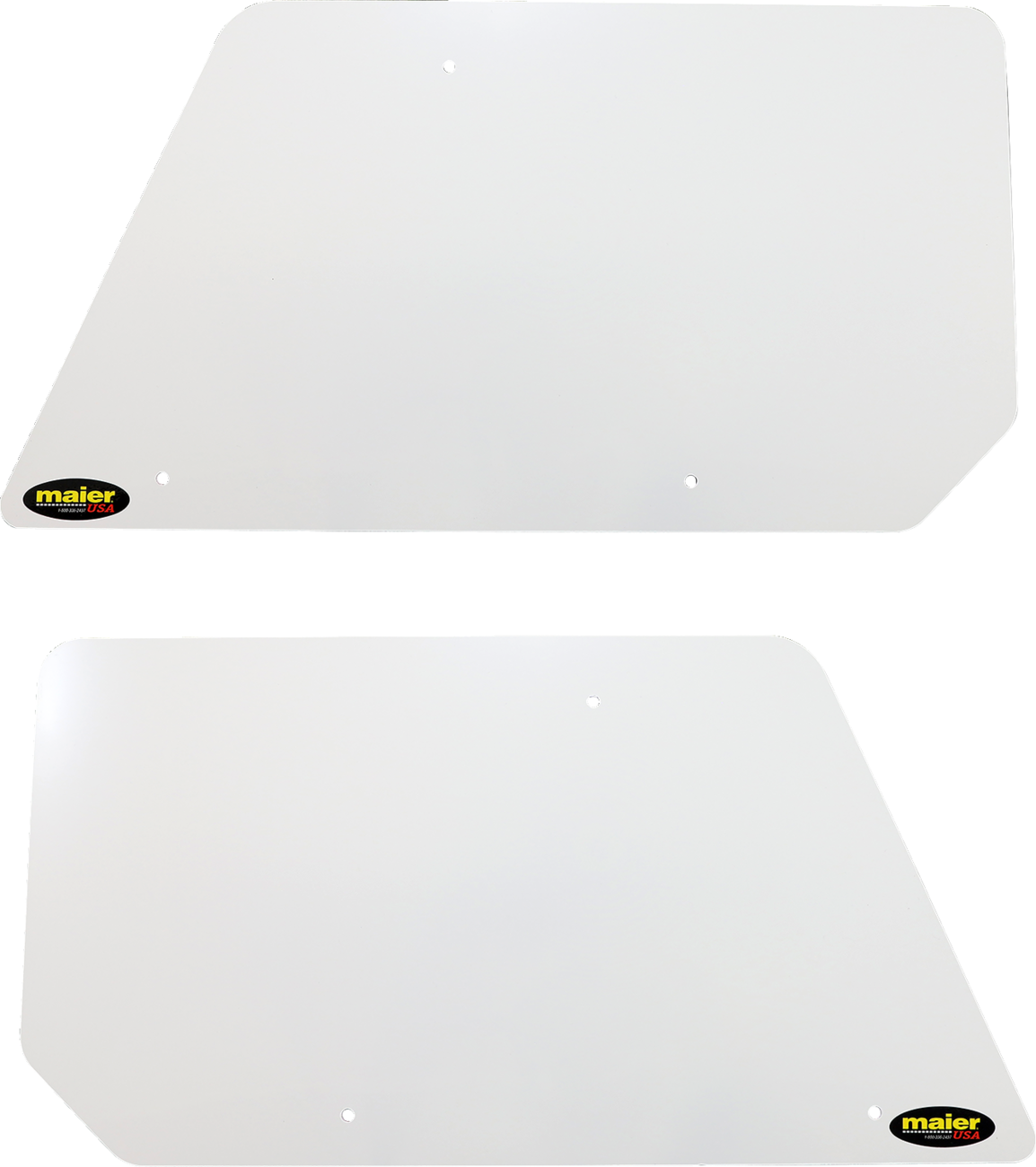 Maier Rear Number Plates - White 2016-2020 Yamaha YXZ1000R / 2017-2020 Yamaha YXZ1000R SS
