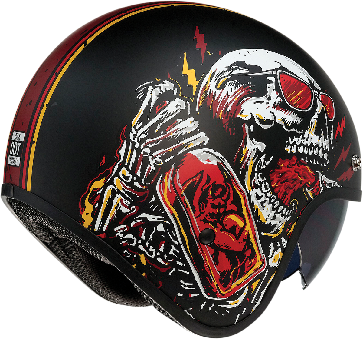 Z1r Saturn Devil Made Me Helmet