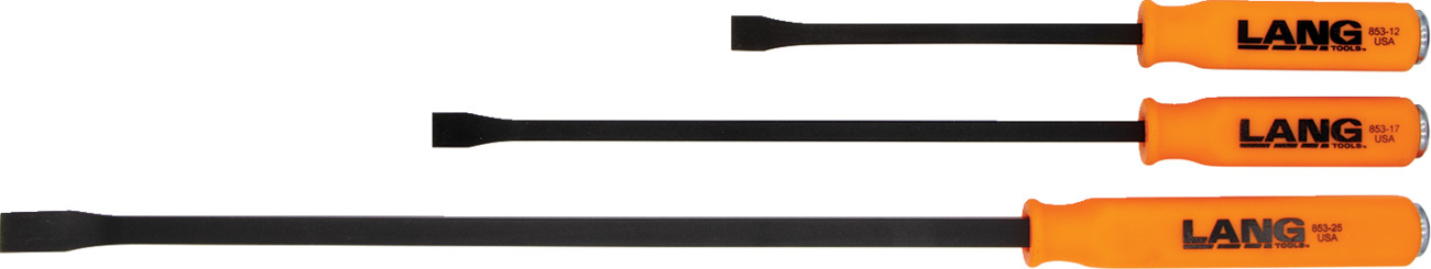 LANG TOOLS Curved Pry Bar with Striking Handle Set