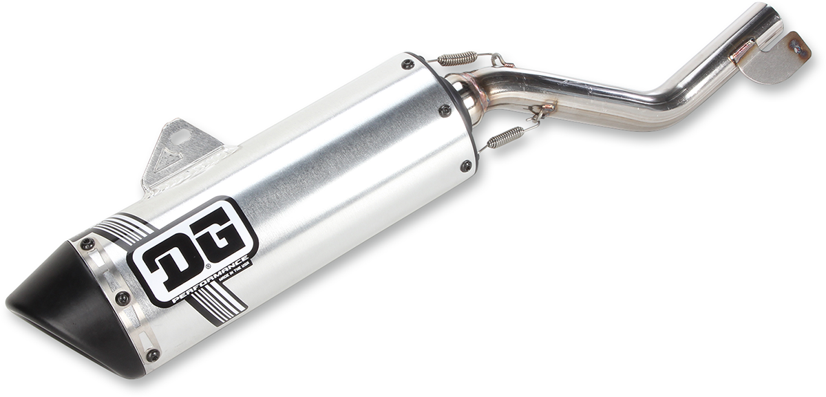 DG Performance V2 Slip-On Exhaust Kawasaki KLR 250 1985-2005