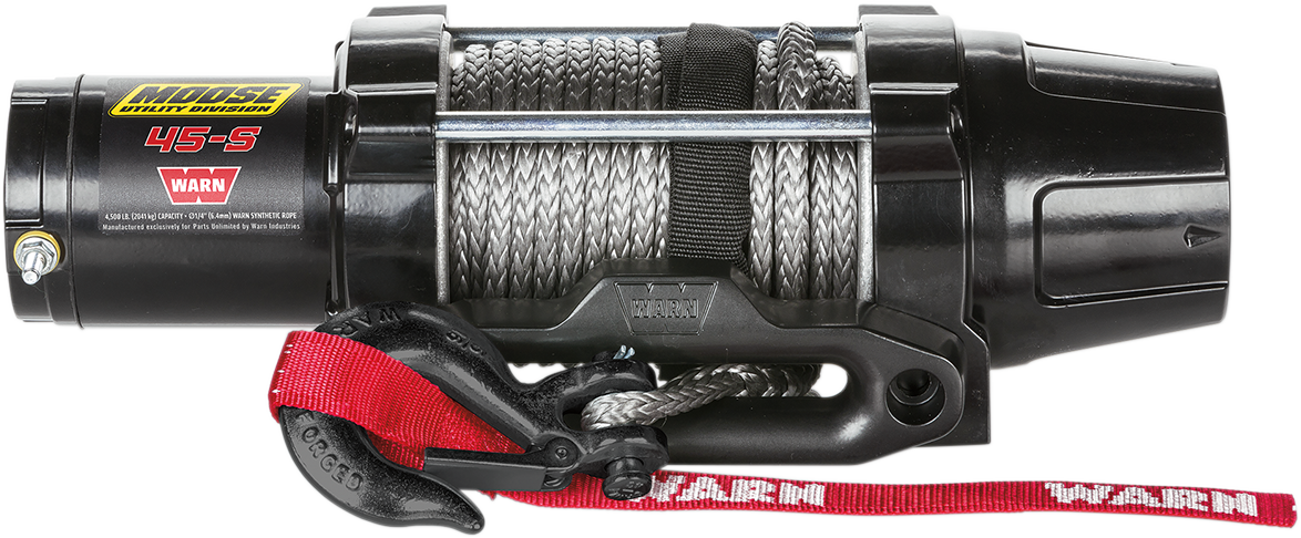 Moose Utility Snow 4500LB Offroad ATV UTV Side by Side Synthetic Rope Winch