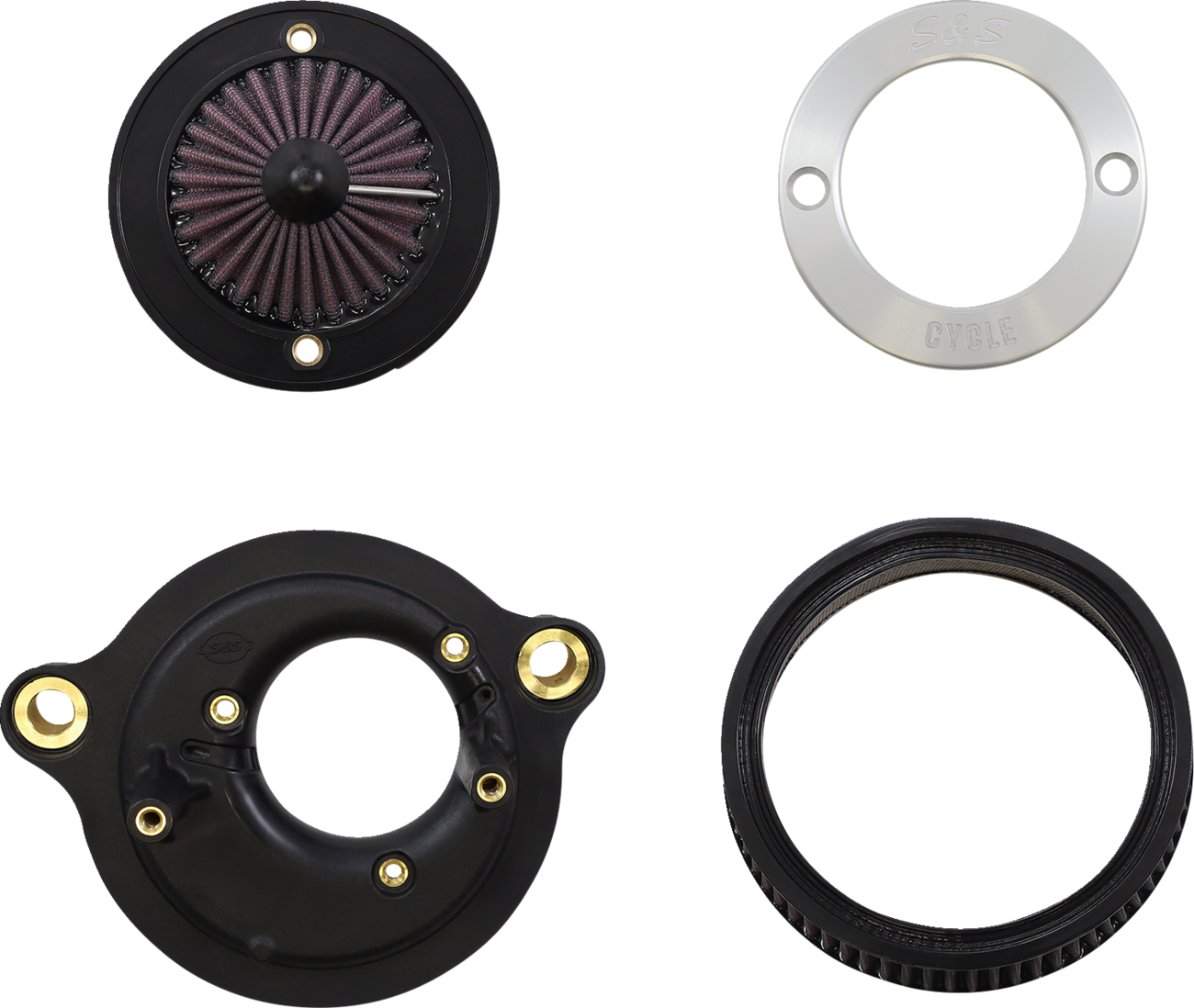 S&S CYCLE Air Stinger Stealth Air Cleaner Kit