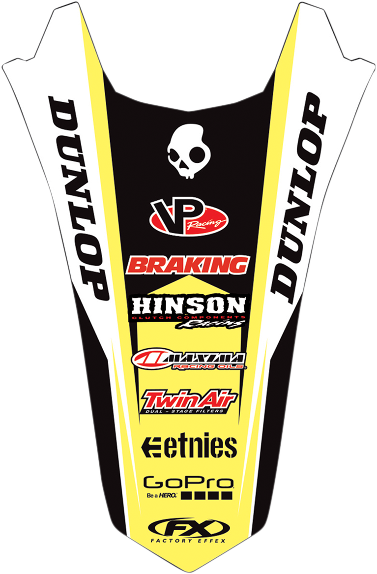 Factory effex Rear Fender Kit 2001-2007 Suzuki RM125 / 2001-2008 Suzuki RM250 / 2008-2008 Suzuki RM 125