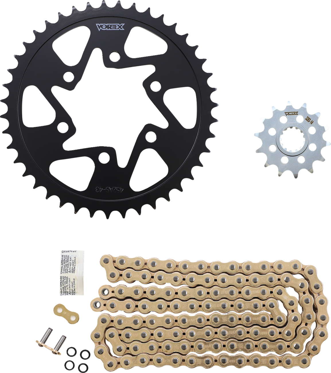 VORTEX Chain and Sprocket Kit