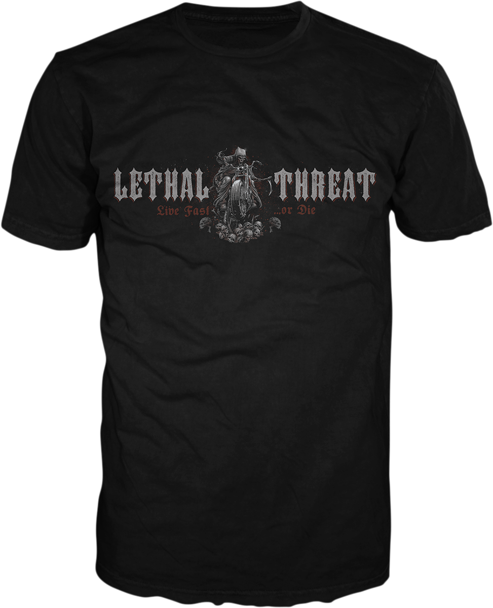 LETHAL THREAT Live Fast or Die Reaper T-Shirt