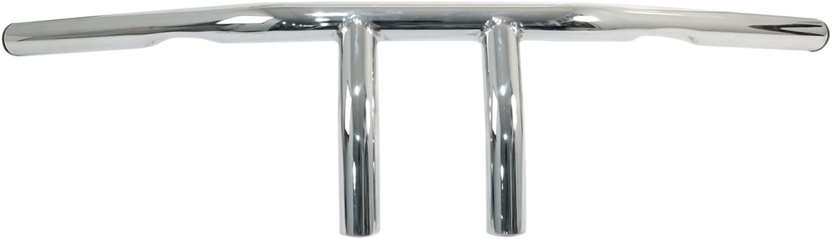 Emgo 1" T-Bar Handlebar - 4" - Dimpled - Chrome