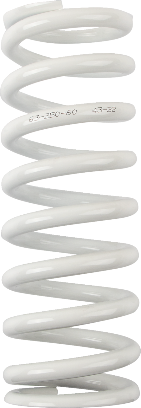 Moose offroad Shock Spring - 63 mm OD - 60 n/mm - White Husqvarna/KTM