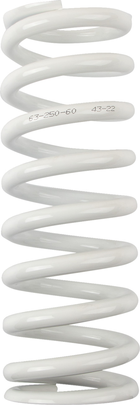 Moose offroad Shock Spring - 63 mm OD - 60 n/mm - White Husqvarna/KTM
