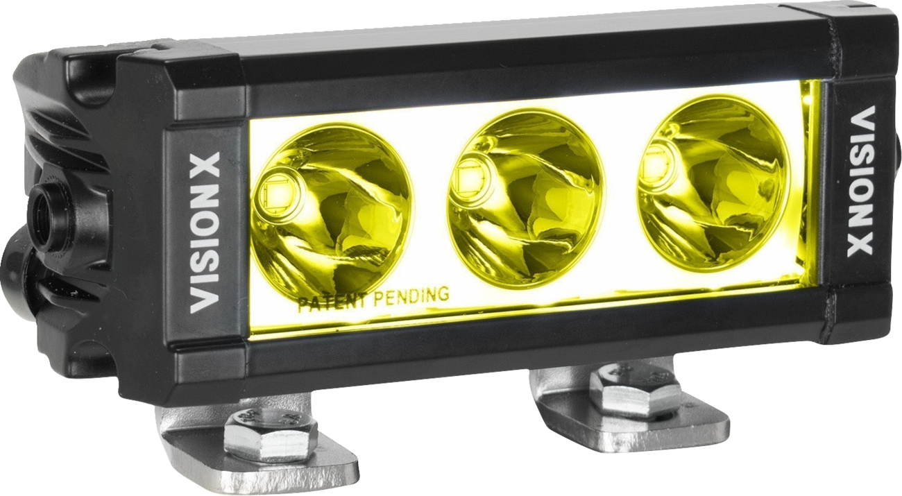 Vision x Light Bar - XPL - 6" - LED - Selective Yellow Lens