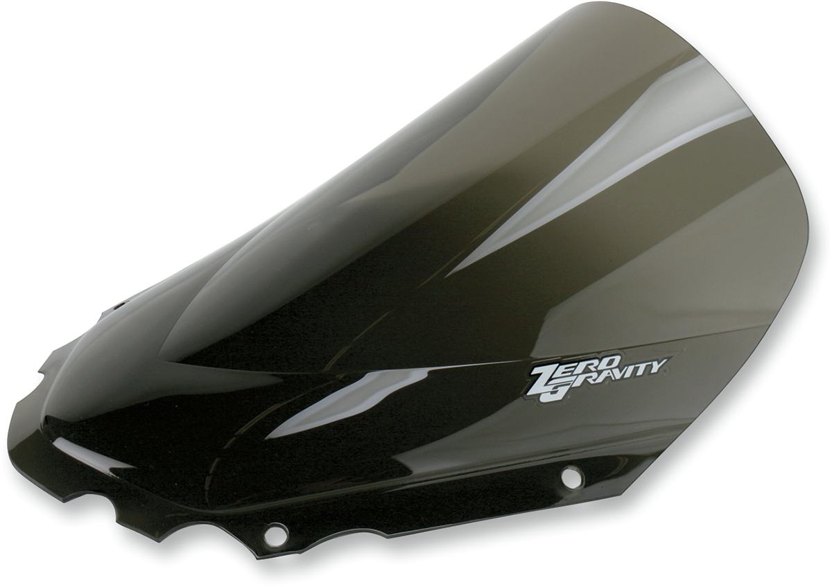 Zero gravity Double Bubble Windscreen - Smoke - KLR 2008-2014 Kawasaki KLR 650 E  / 2008-2014 Kawasaki KLR 650 R