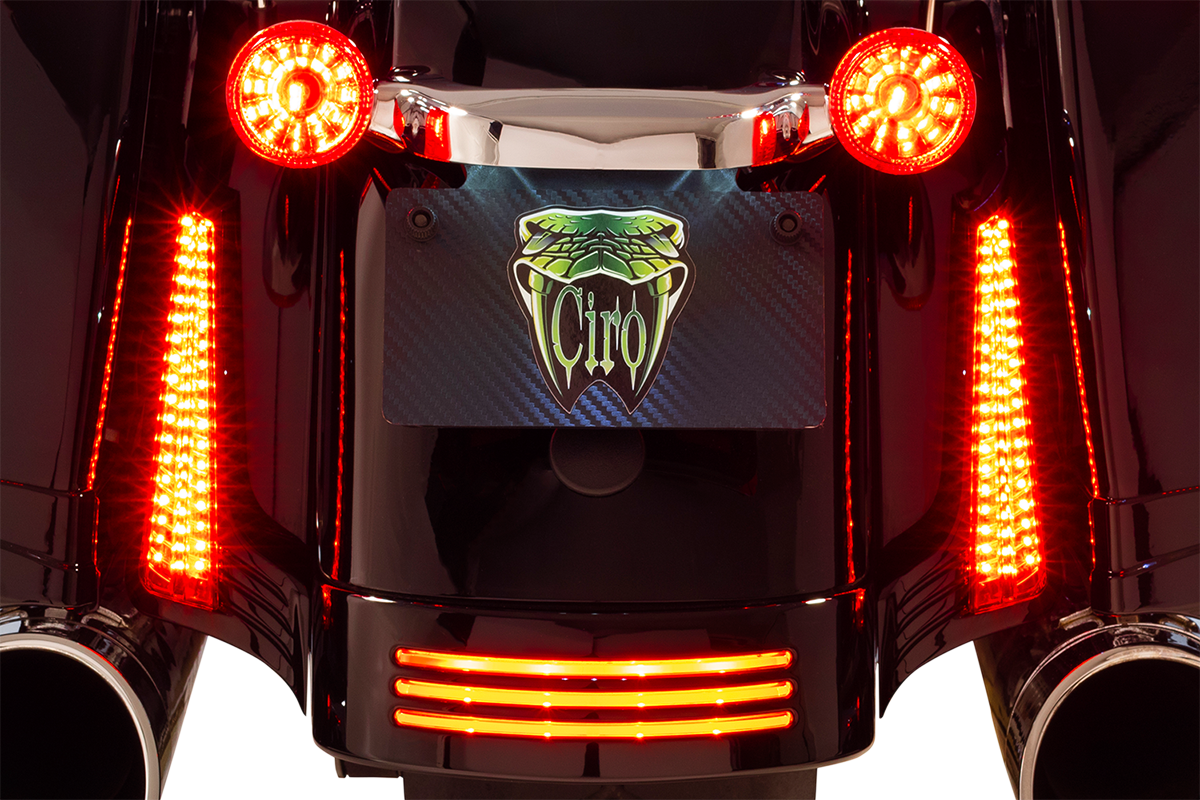 Ciro LED Filler Panel Accent Lights For Harley Touring 2014-2025