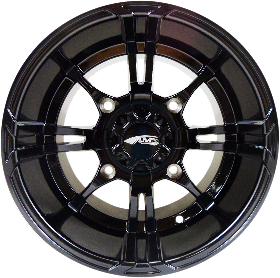Ams Roll'n 108 Wheel - Rear - Black - 14x10 - 4/137 Can-Am