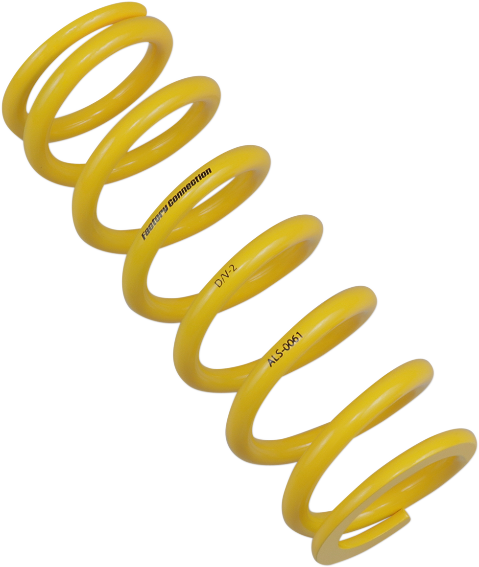 Factory connection Shock Spring - Rear - Spring Rate 341 lb/in Honda/Yamaha/Suzuki/Kawasaki/Triumph