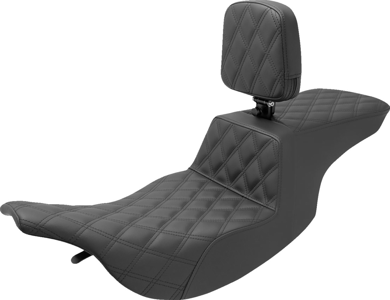 Saddlemen Tour Step-Up LS Lattice Stitch Seat For Harley Touring 1997-2007