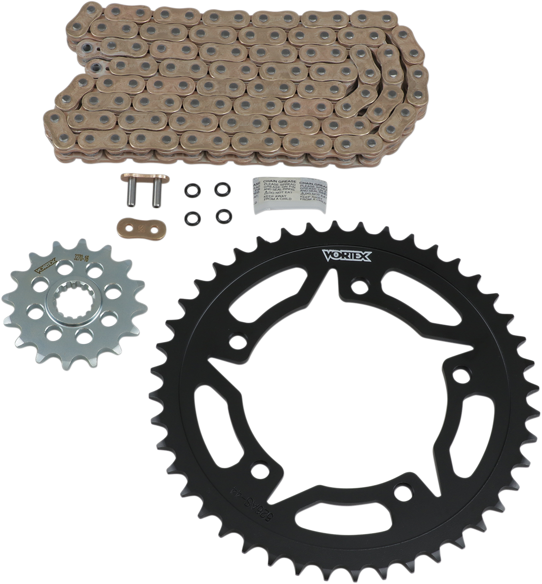 Vortex V3 HFR Quick Accel Chain And Sprocket Kit Suzuki GSXR 1000 2001-2006