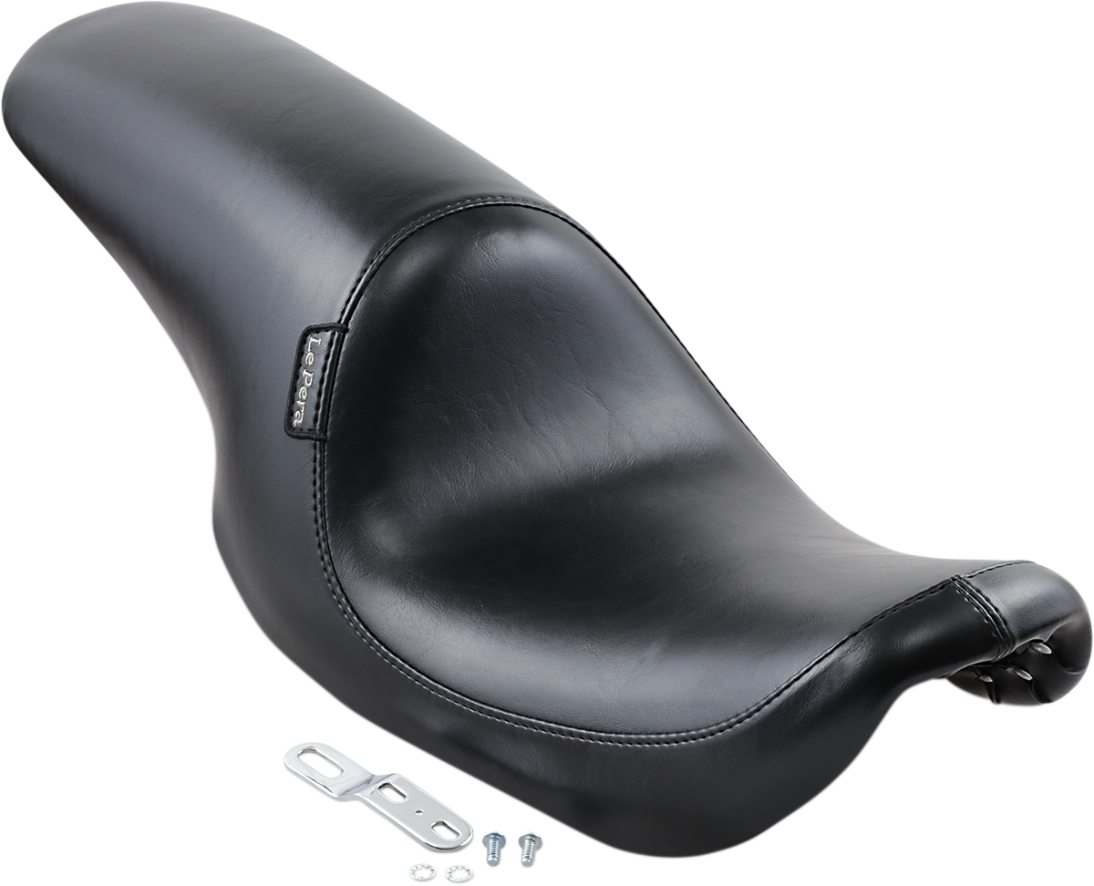 Le pera Silhouette Up-Front Seat - Full-Length - Smooth - Black - FXD '96-'03 Harley Davidson