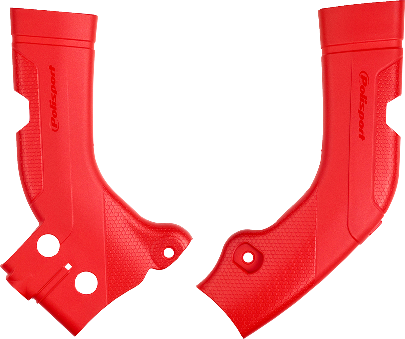 Polisport Frame Guards - '04 OEM Red - CRF 250R/450 R/RX Honda