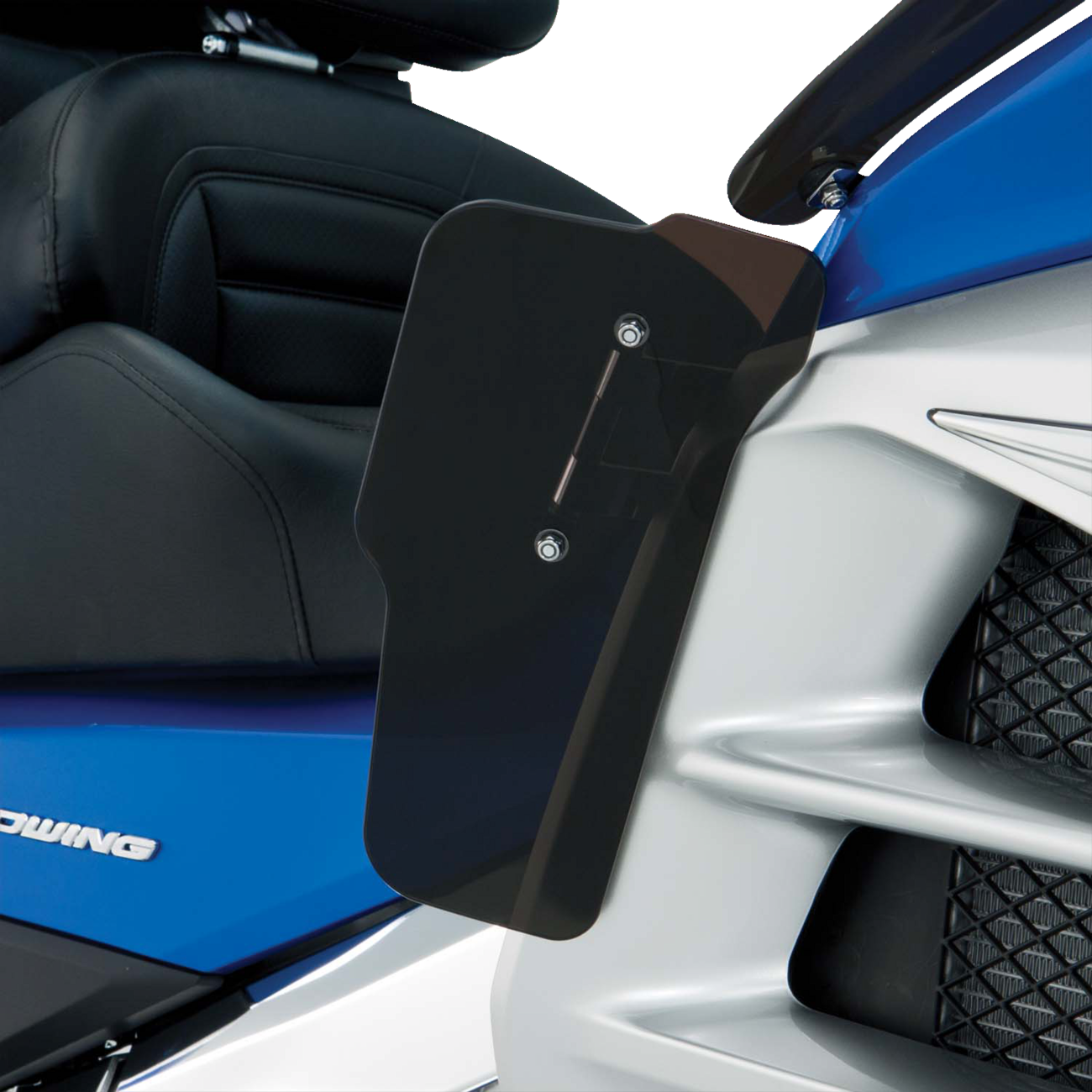 Show chrome Wind Deflector - Smoke - GL1800 Honda