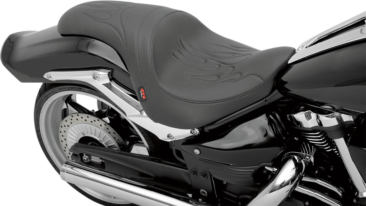 Z1r Predator Seat - Flame Stitched - Raider 2015-2017 Yamaha XV19C Raider / 2008-2014 Yamaha XV19CX Raider