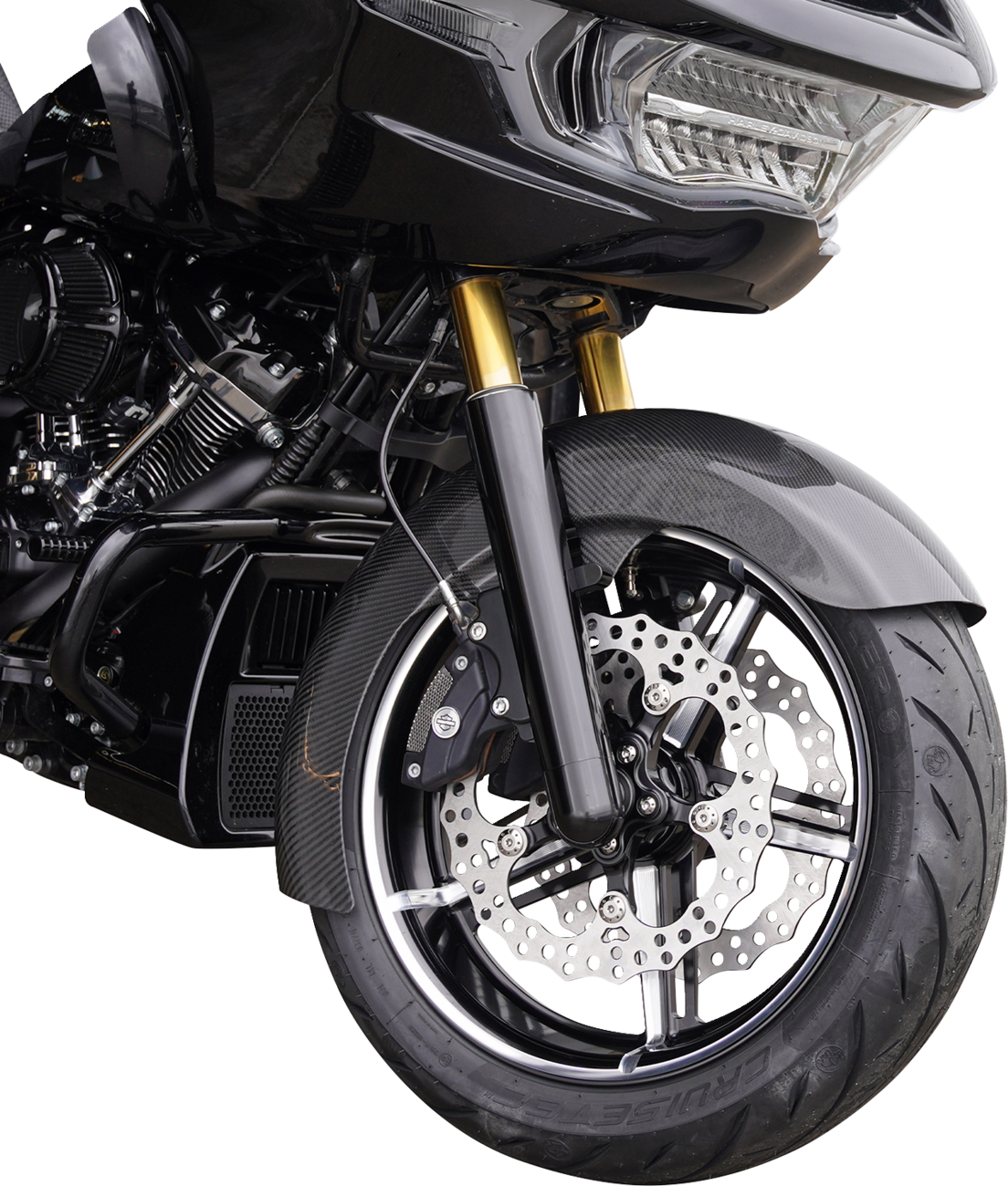 Arlen ness Wheel - Factory 24 - Front/Rear - Black/Contrast Cut - 19x3.25 Harley Davidson