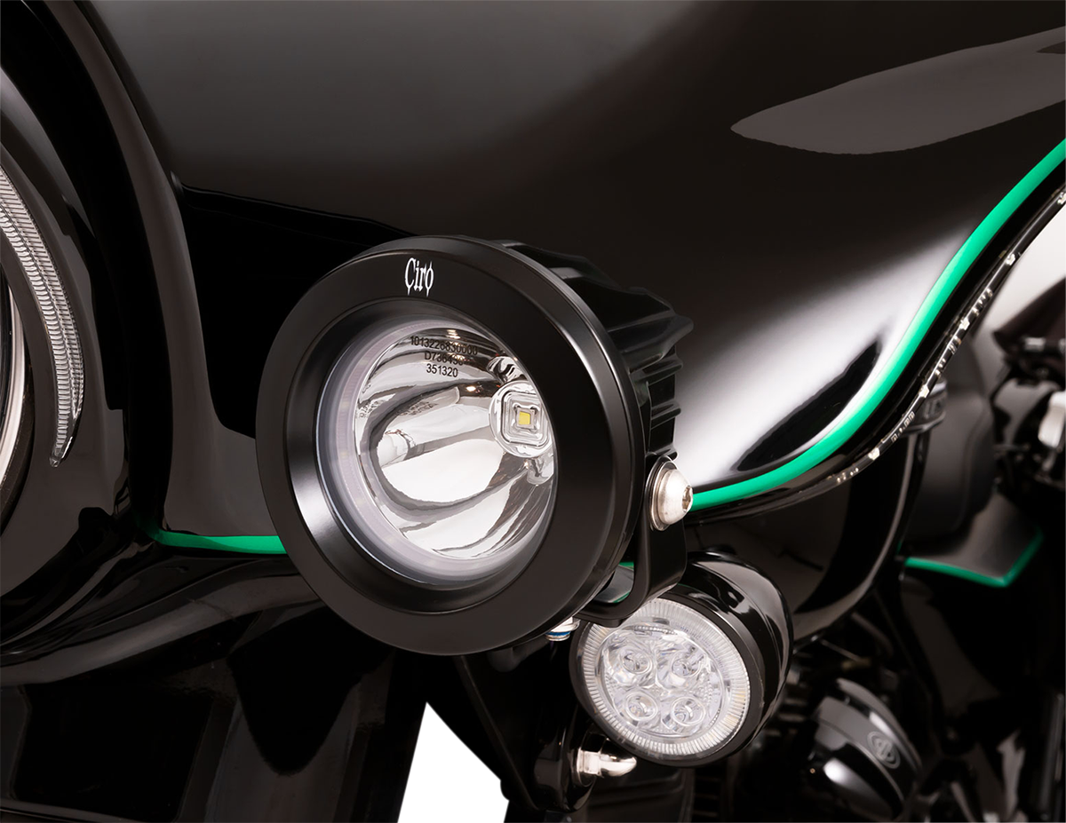 Ciro Tac-10 Light Cannon Driving Lights For Harley Street Glide / Electra Glide 2014-2025