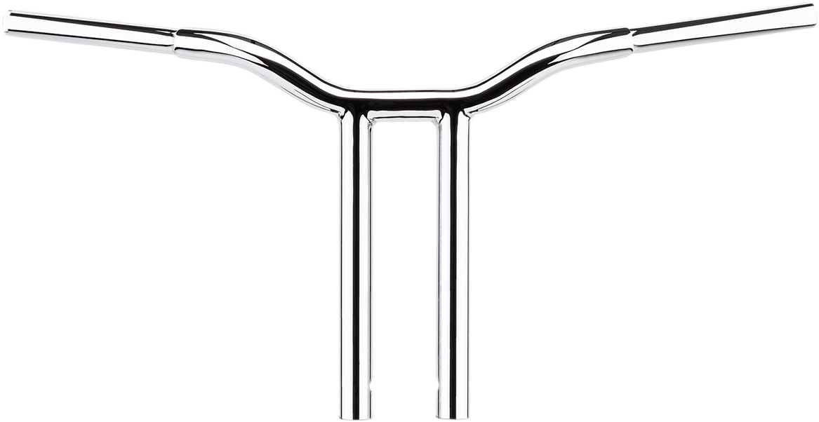 La choppers Kage Fighter Welded Straight-Riser Handlebar - One Piece - 10" - Chrome