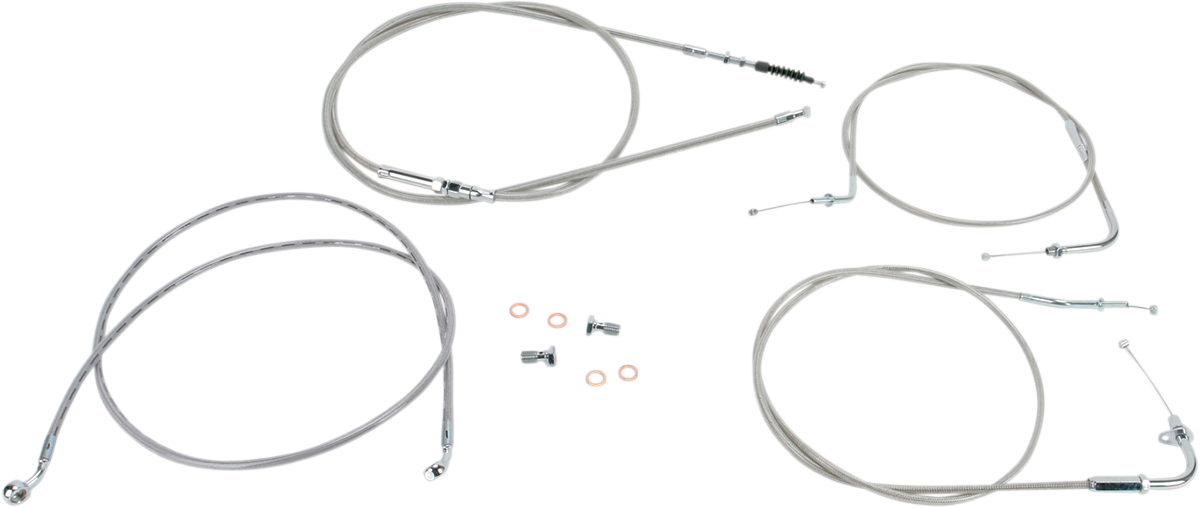 Stainless Handlebar Cable/Line Kit