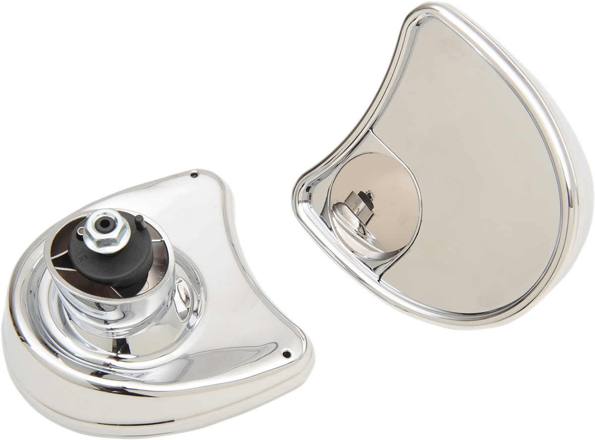 Drag Specialties Batwing Fairing Mirrors For Harley Touring 2014-2025