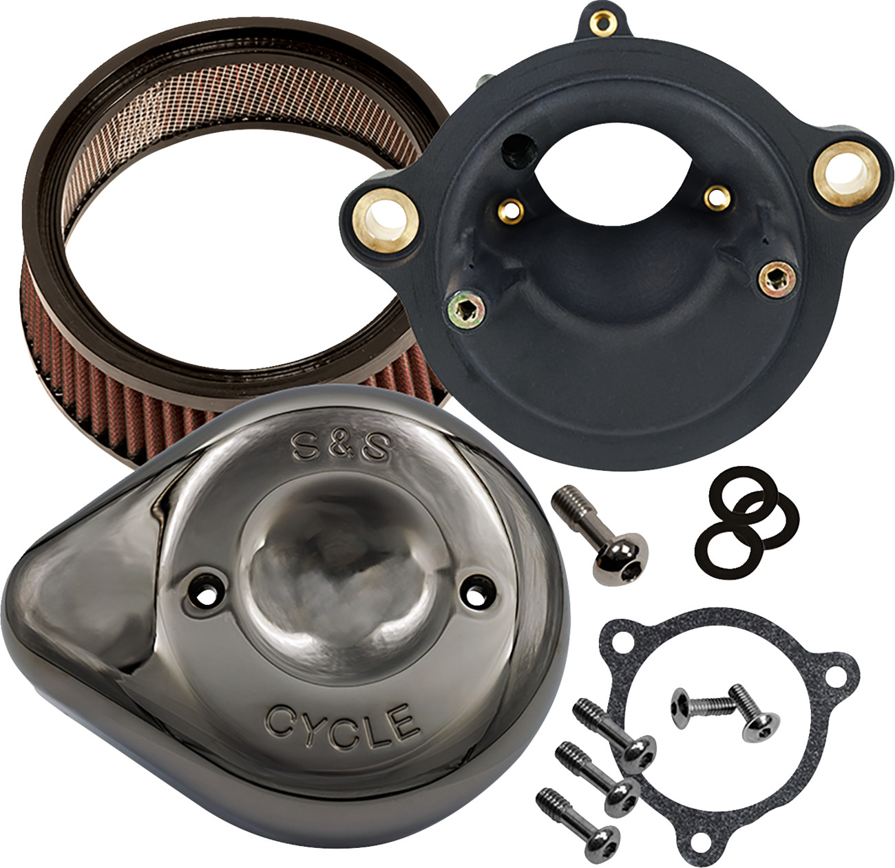 S&S CYCLE Stealth Air Cleaner Kit