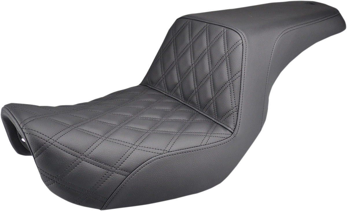 Saddlemen Step-Up LS Lattice Stitch Seat For Harley Dyna 2006-2017