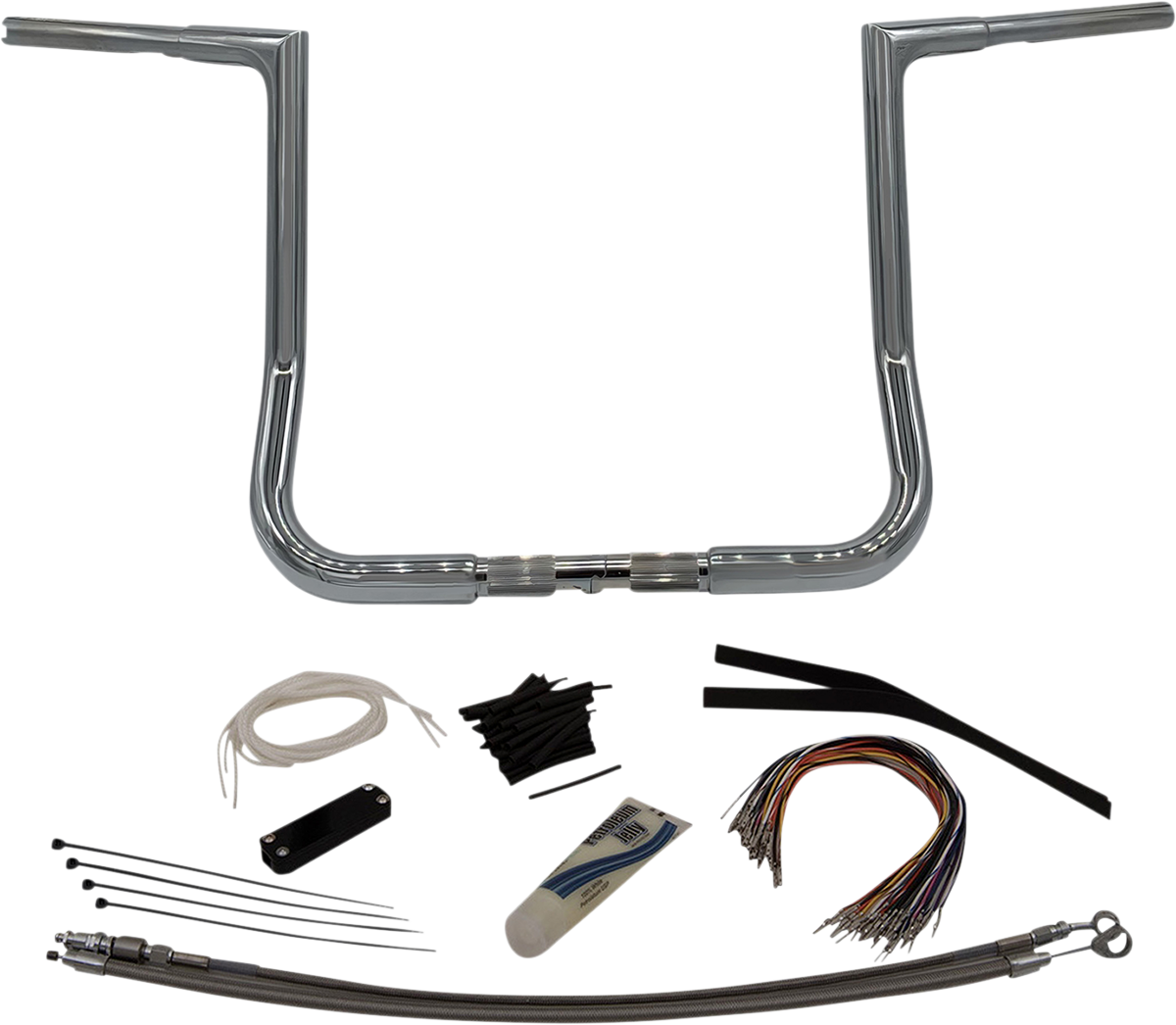 FAT BAGGERS INC. 1-1/4" EZ Install Flat Top Handlebar Kit