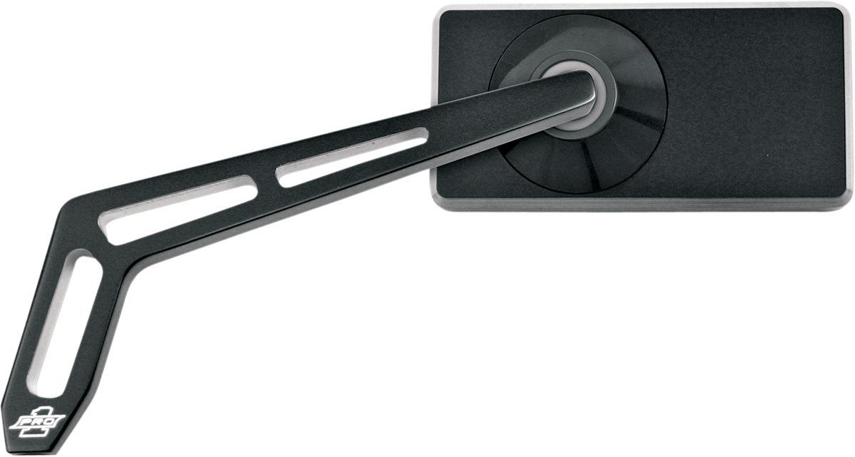 Pro-one perf.mfg. Mirror - Weekend Warrior - Side View - 2 Tone/Cut-Out - Rectangle - Black - Left