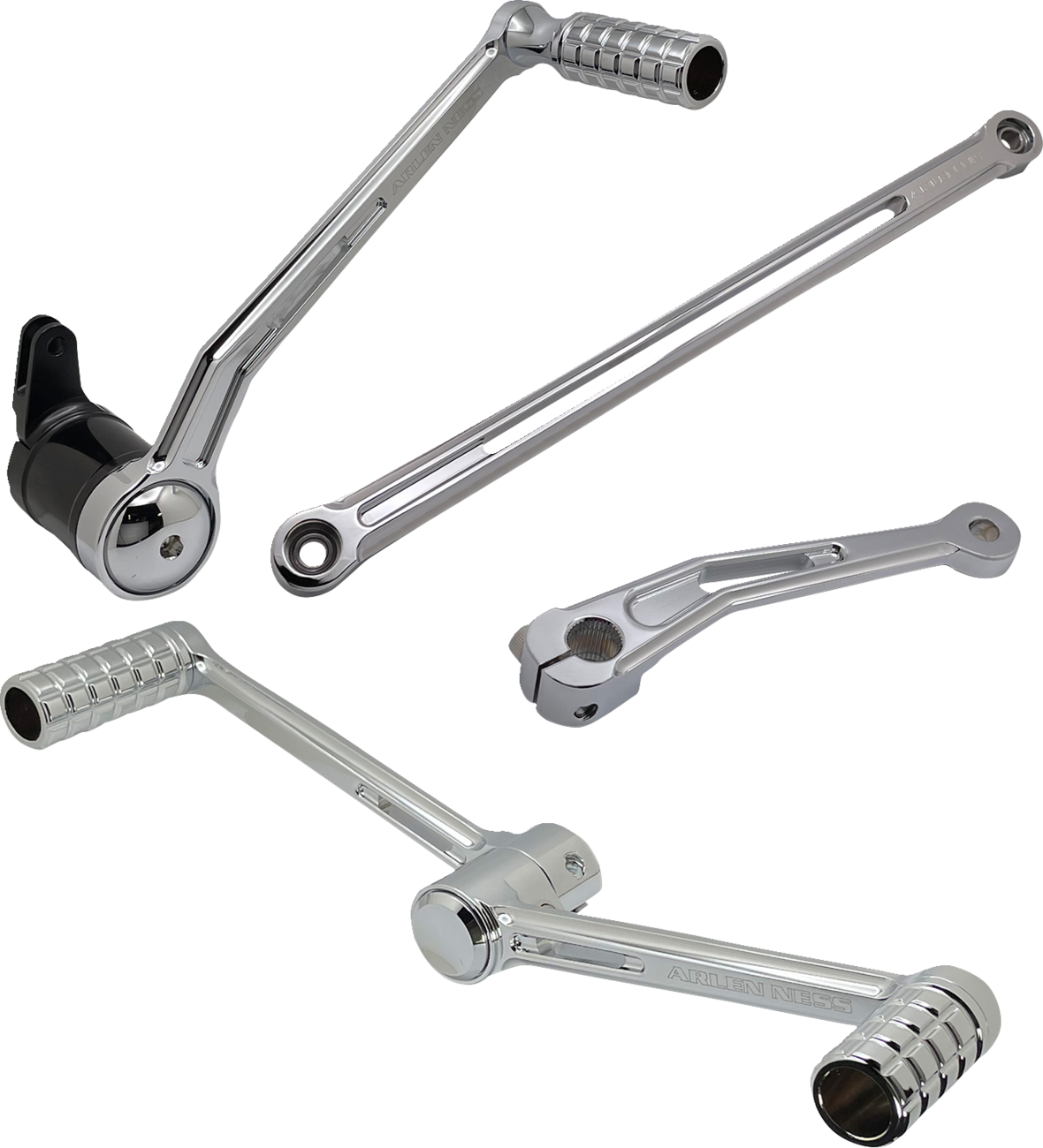 Arlen ness SpeedLiner Foot Control Kit w/ Heel/Toe Shifter - Chrome Harley Davidson
