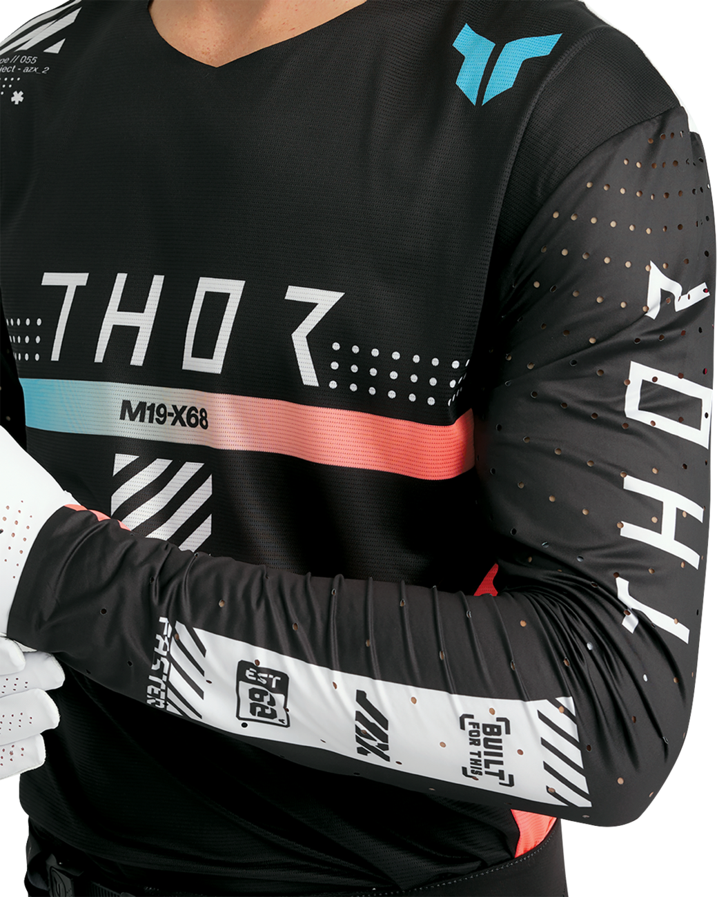 Thor Sportmode Synth Jersey — Black