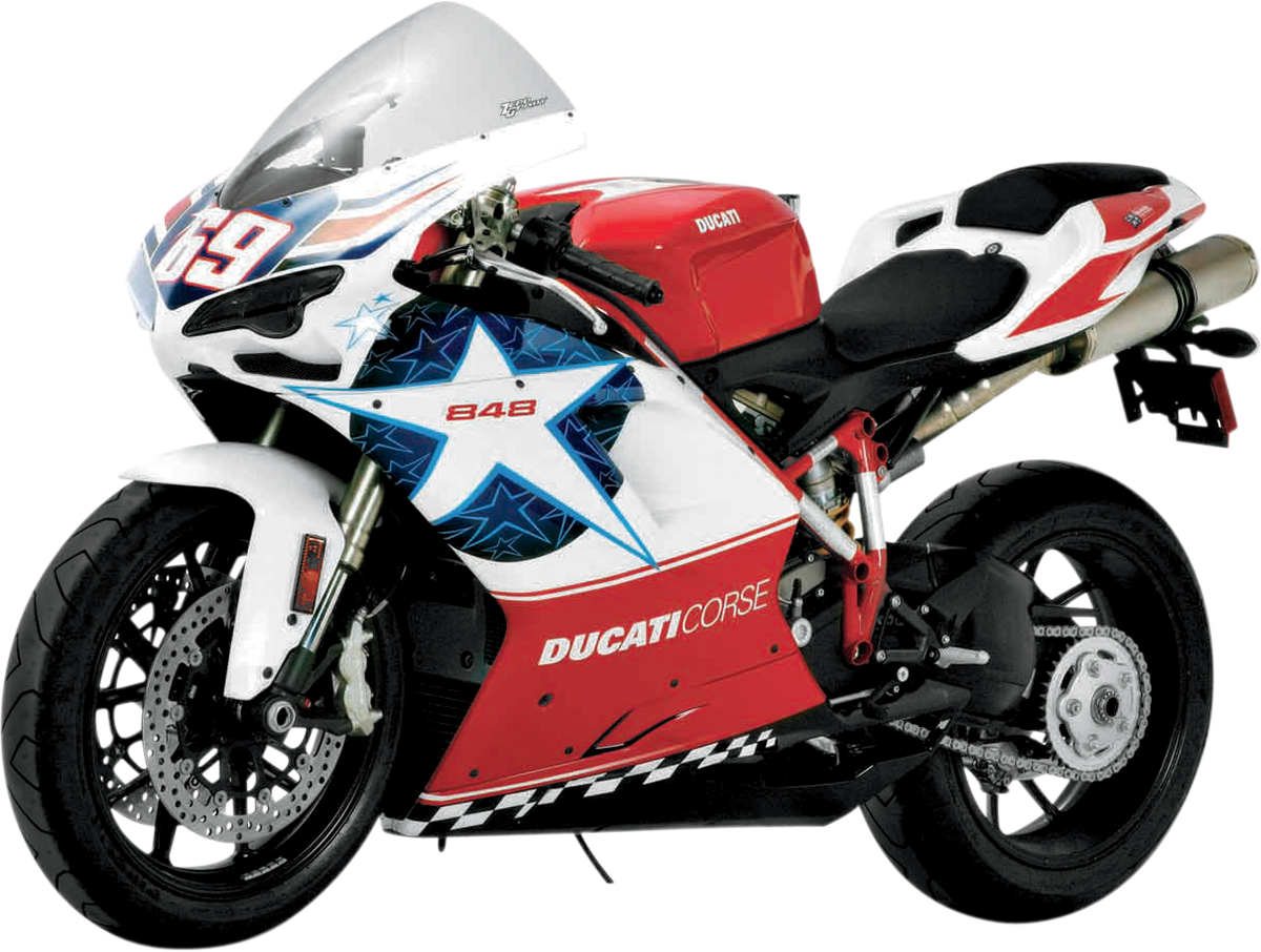 Zero gravity Corsa Windscreen - Clear - Ducati