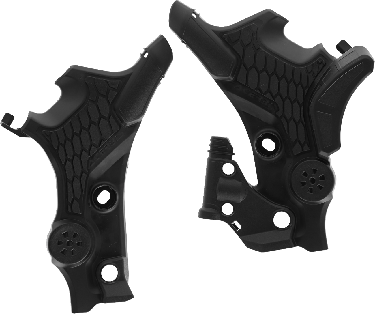 Acerbis X-Grip Frame Guards - Black/Gray - XL 750 Transalp 2024-2024 Honda XL750 Transalp