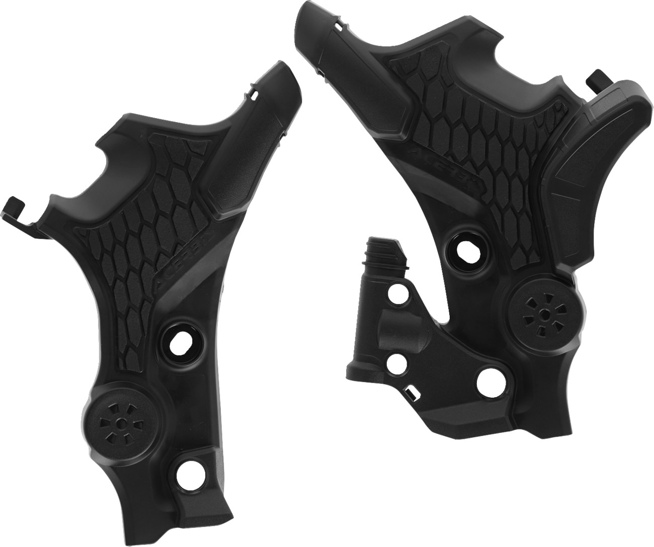 Acerbis X-Grip Frame Guards - Black/Gray - XL 750 Transalp 2024-2024 Honda XL750 Transalp