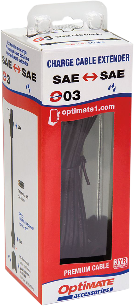 TECMATE Charger Cable Extension