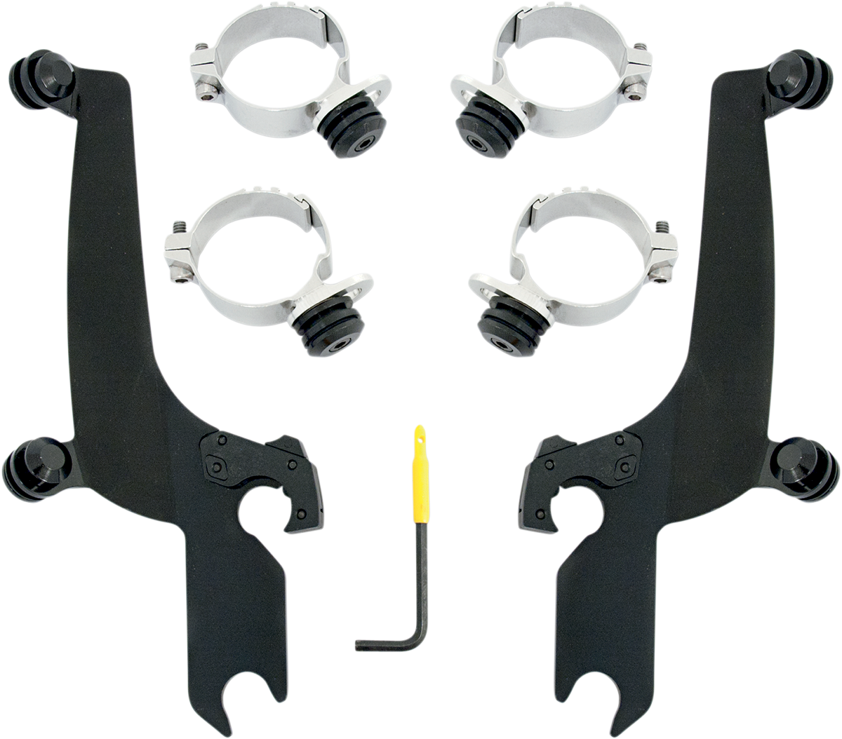 Memphis Shades Metric Sportshield Trigger-Lock Mount Kit Honda VT1300CXA Fury