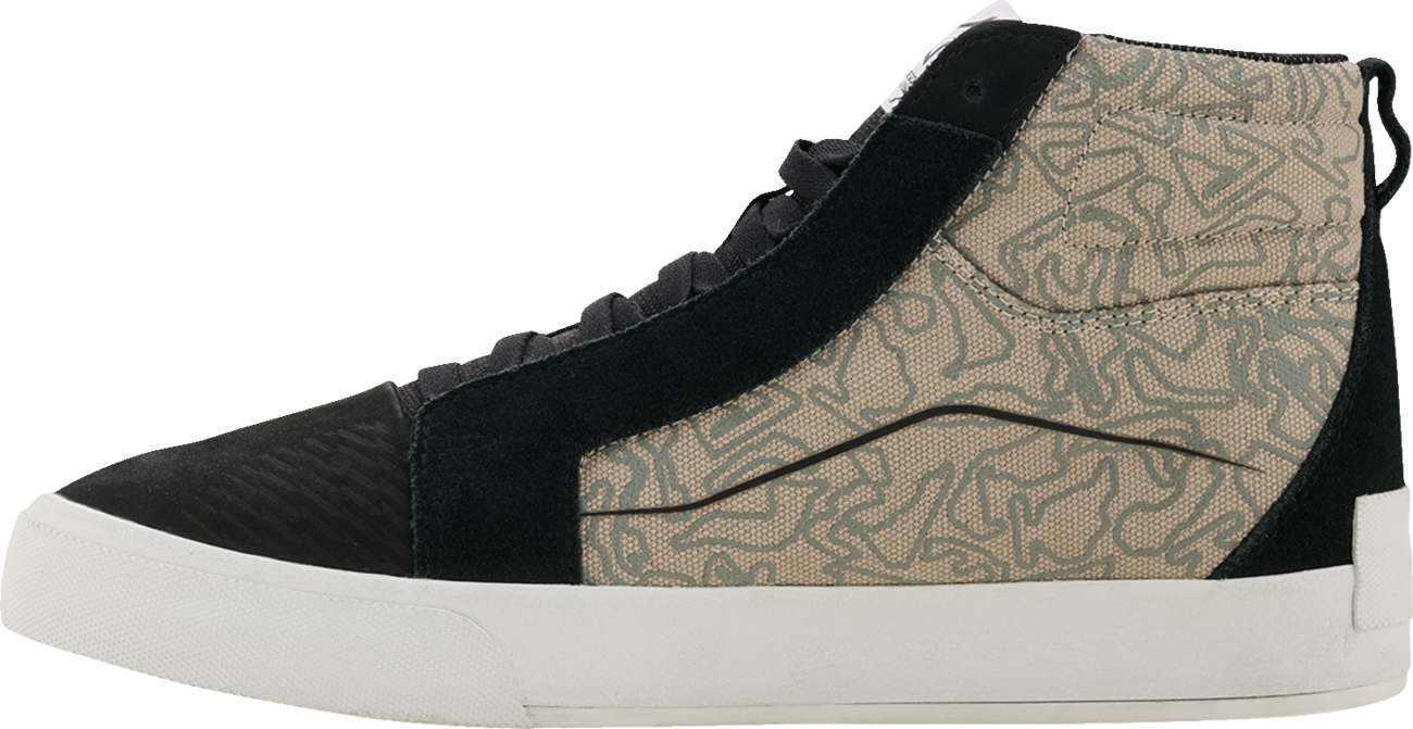 Alpinestars Ride-63 Canvas Shoes Black/Cool Gray/White US 10.5 (2540726-1471-105) Partzilla