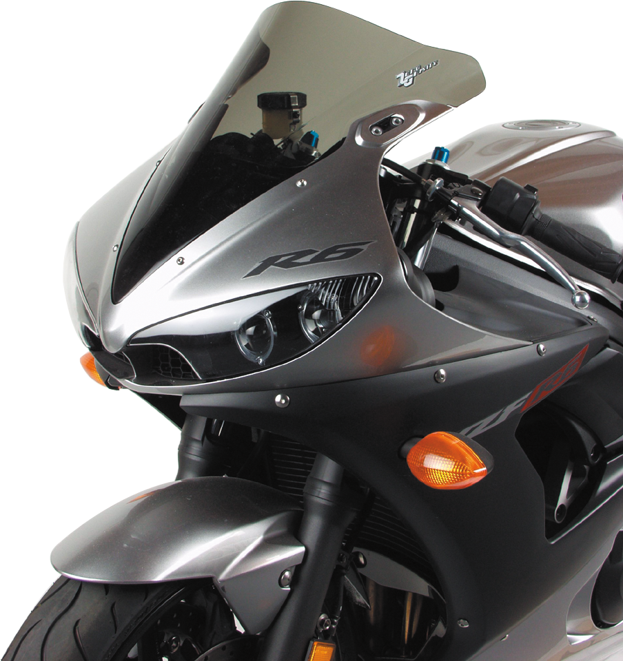 Zero gravity Double Bubble Windscreen - Smoke - YZF-R6 2003-2005 Yamaha YZF-R6 / 2006-2008 Yamaha YZF-R6S