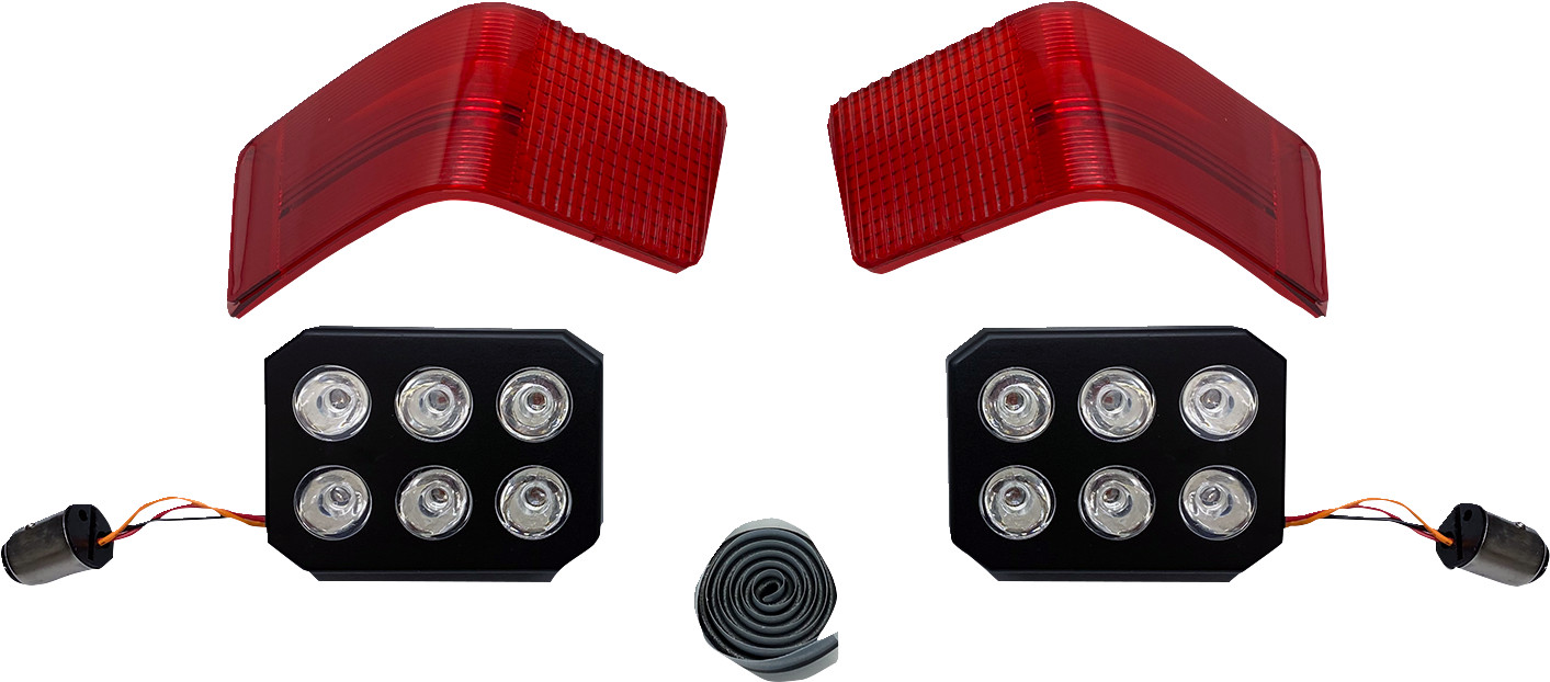 CUSTOM DYNAMICS LED Tour-Pak Run/Brake Lights with Lenses