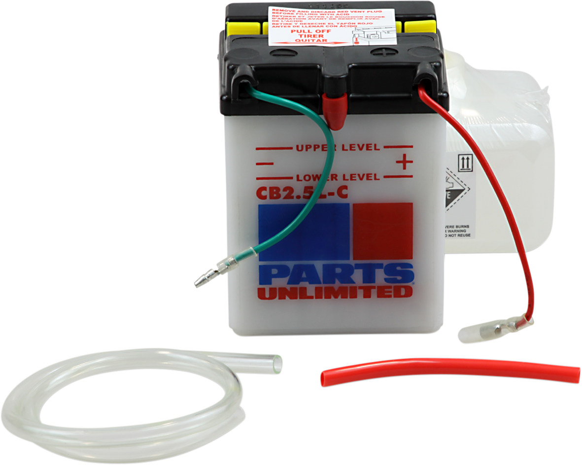 Parts unlimited Battery - YB2.5L-C 1985-1985 Honda XL125S / 1982-1982 Honda MB5