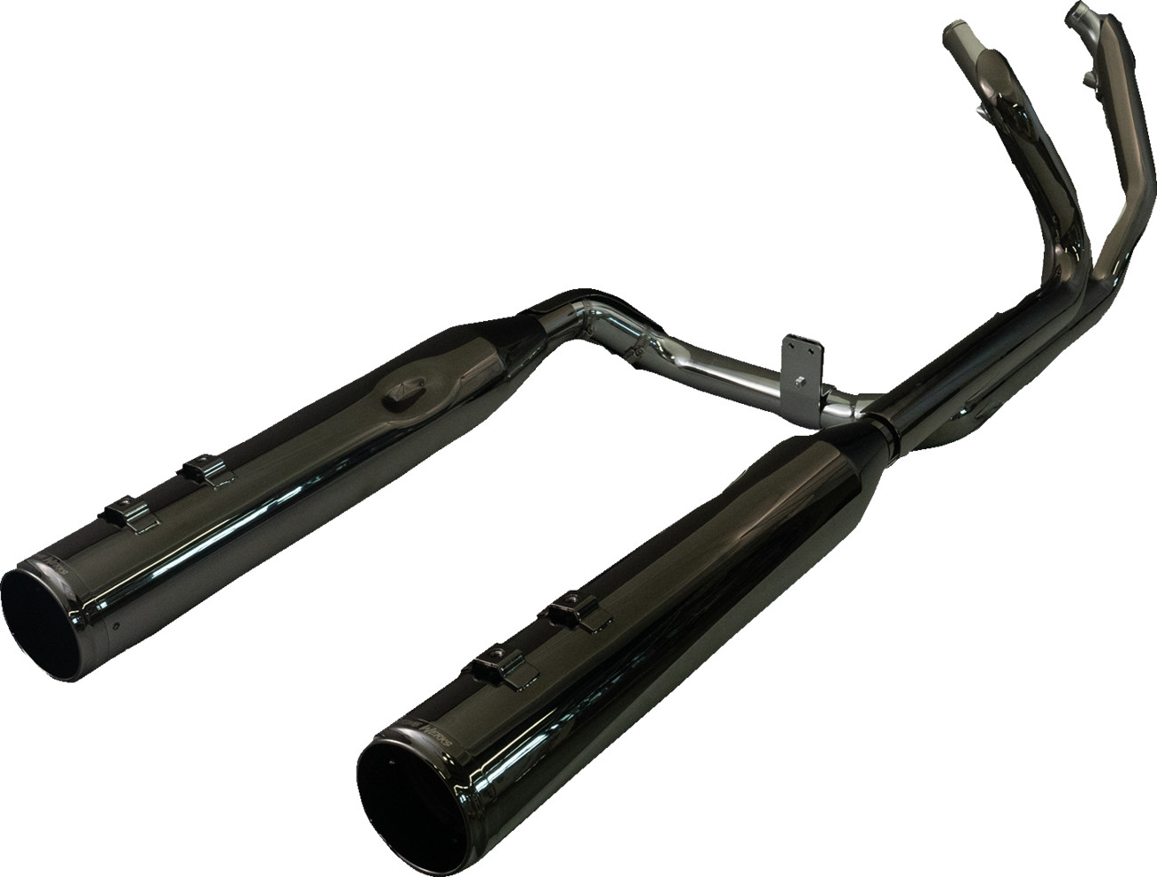 Khrome Werks 2-Into-2 Dominator Exhaust System With 4-1/2" Mufflers For Harley Touring 2017-2026