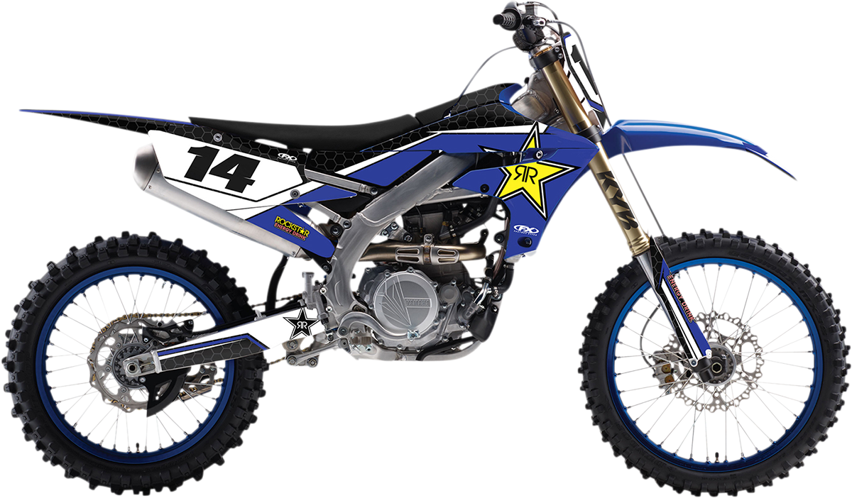 Factory effex Rockstar Shroud Graphic Kit 2014-2018 Yamaha YZ250F / 2014-2017 Yamaha YZ450F
