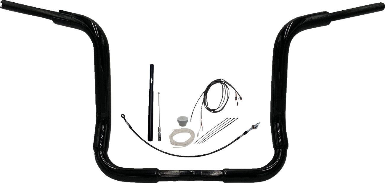 FAT BAGGERS INC. 1-1/2" EZ Install Rounded Top Handlebar Kit