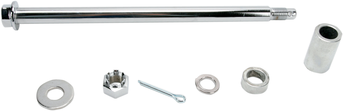 Drag specialties Axle Kit - Rear - Chrome - '00-'07 Softail Harley Davidson