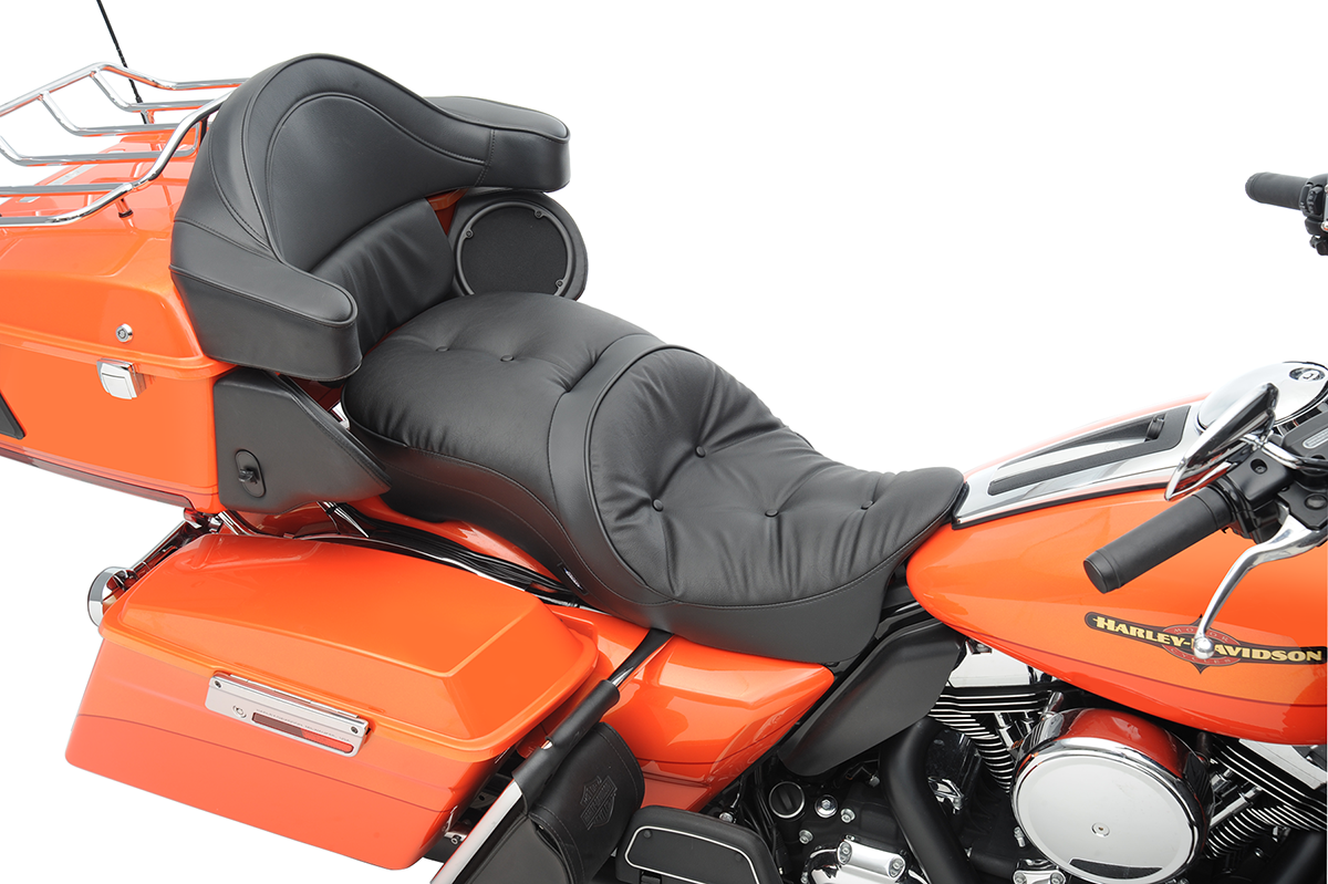 LARGE TOURING SEATS THAT ACCEPT FRAME MOUNTED BACKRESTS 